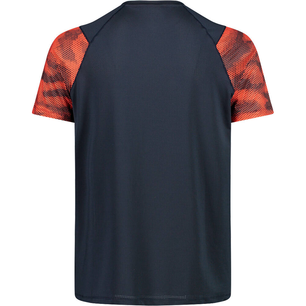 Cmp camiseta fitness hombre Cmp MAN T-SHIRT vista trasera Cmp camiseta fitness hombre Cmp MAN T-SHIRT vista trasera