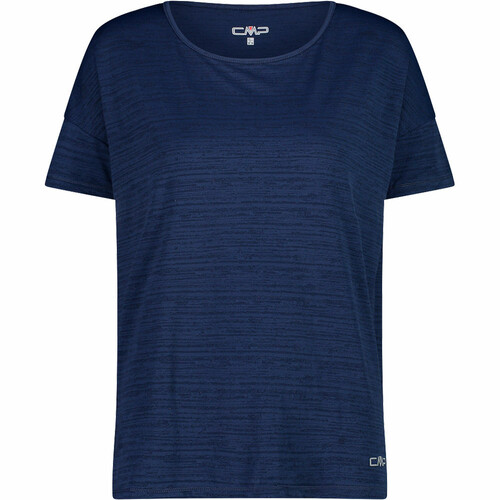 CMP WOMAN T-SHIRT MAXI azul