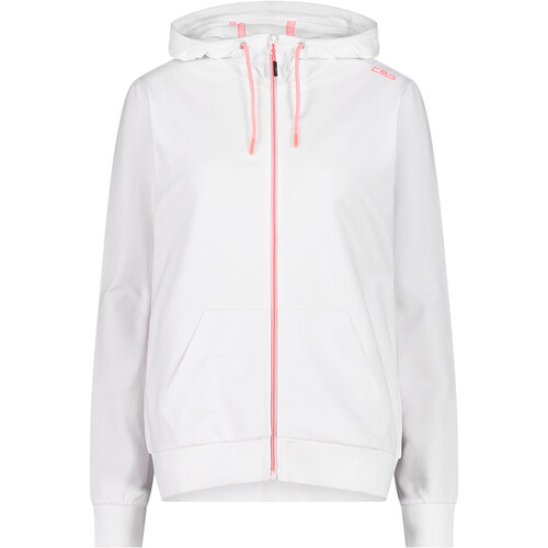 CMP WOMAN JACKET FIX HOOD blanco