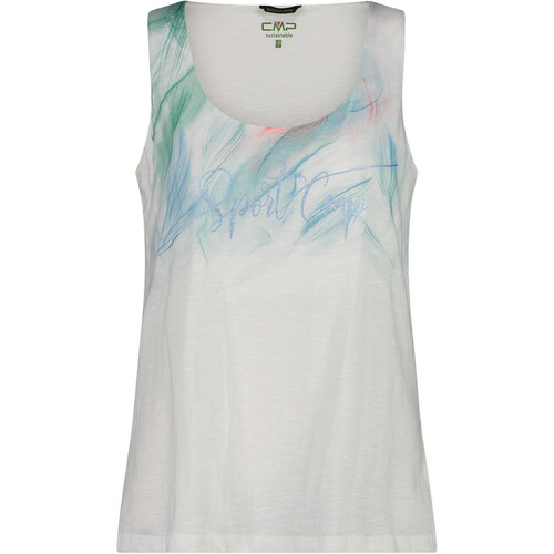 CMP WOMAN T-SHIRT SLEEVELESS marron