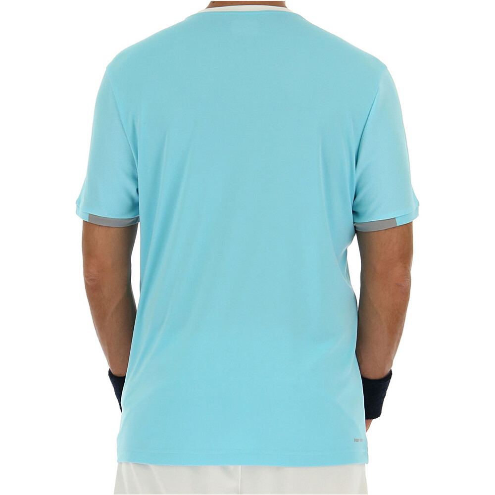 Lotto camiseta tenis manga corta hombre AQUADRA TEE PL vista trasera Lotto camiseta tenis manga corta hombre AQUADRA TEE PL vista trasera