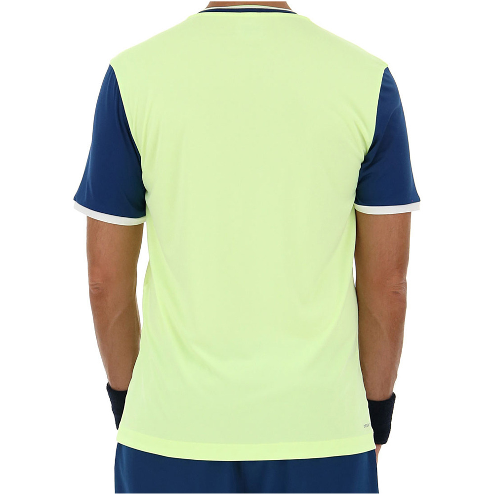 Lotto camiseta tenis manga corta hombre Lotto TOP TEN II TEE BCK PL vista trasera Lotto camiseta tenis manga corta hombre Lotto TOP TEN II TEE BCK PL vista trasera