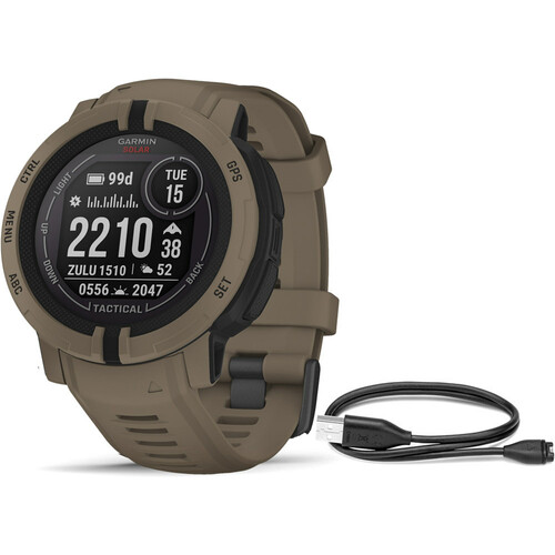 GARMIN INSTINCT 2 SOLAR - TACTICAL COYOTE TAN
