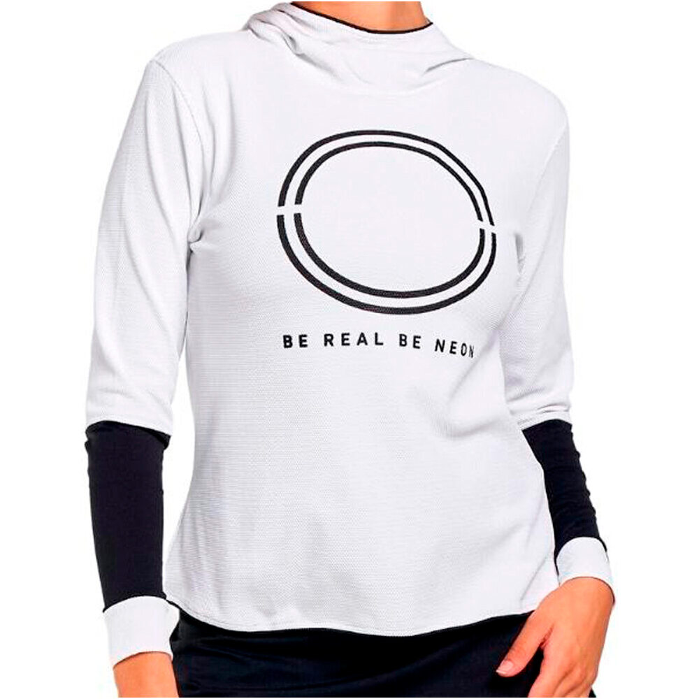 Neon sudadera tenis mujer Neon CALANDRIA WHITE vista detalle Neon sudadera tenis mujer Neon CALANDRIA WHITE vista detalle