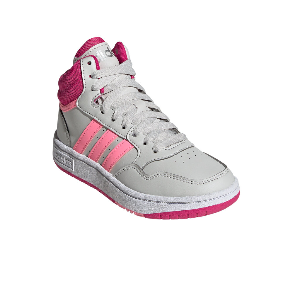 adidas zapatilla moda niño Adidas HOOPS MID 3.0 K lateral interior adidas zapatilla moda niño Adidas HOOPS MID 3.0 K lateral interior