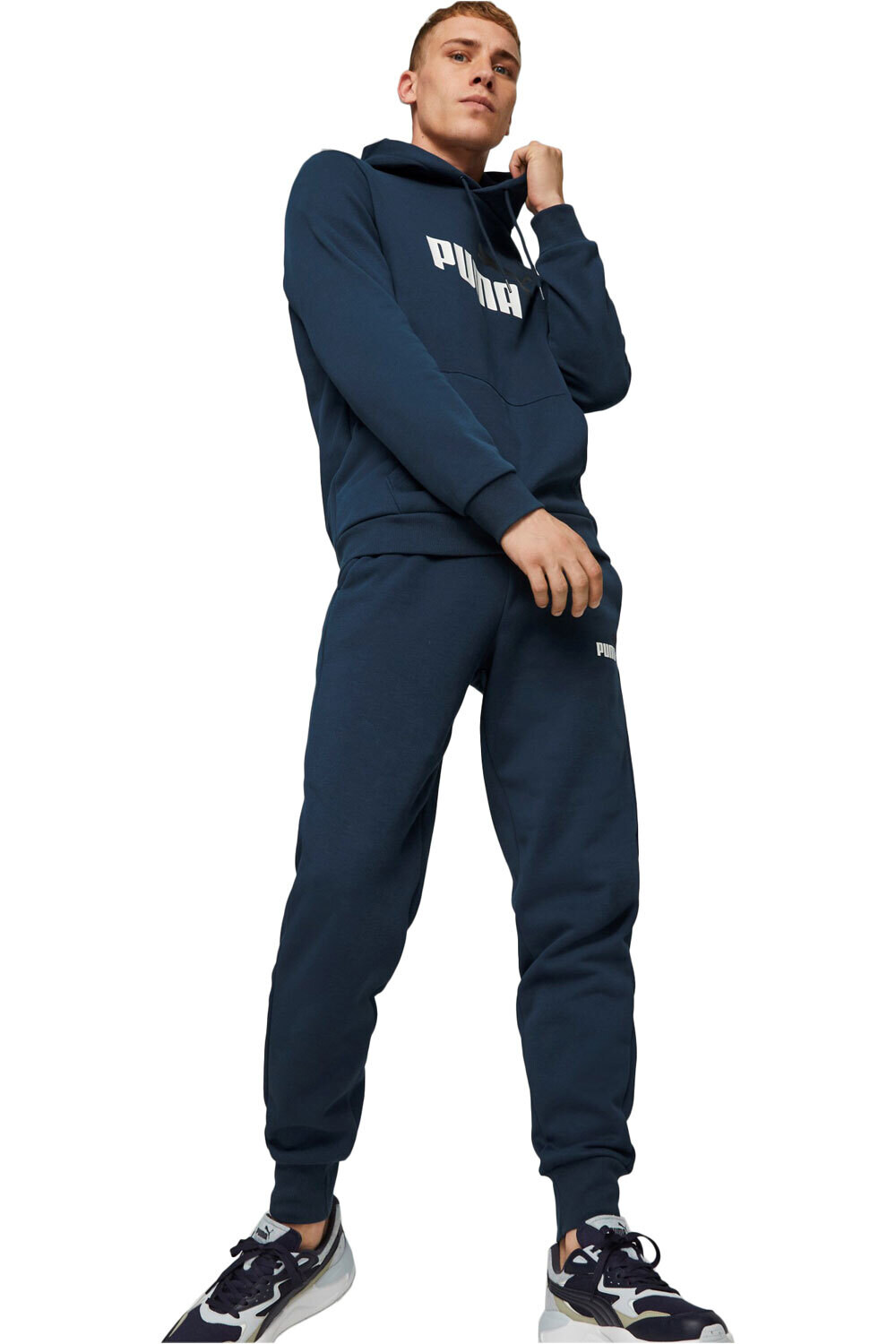 Puma sudadera hombre Puma ESS+ 2 Col Big Logo 04 Puma sudadera hombre Puma ESS+ 2 Col Big Logo 04