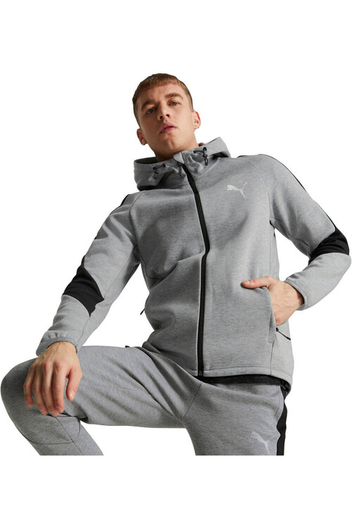 PUMA EVOSTRIPE FULL-ZIP H gris