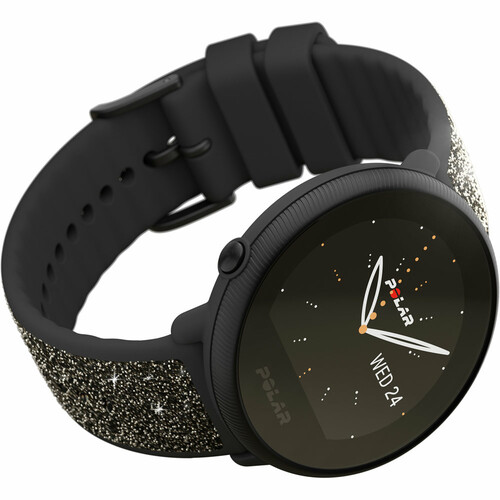 POLAR IGNITE 2 BLK/PRL W/CRYSTAL