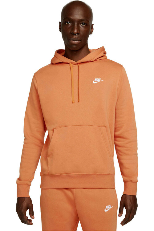 NIKE M NSW CLUB HOODIE PO BB naranja