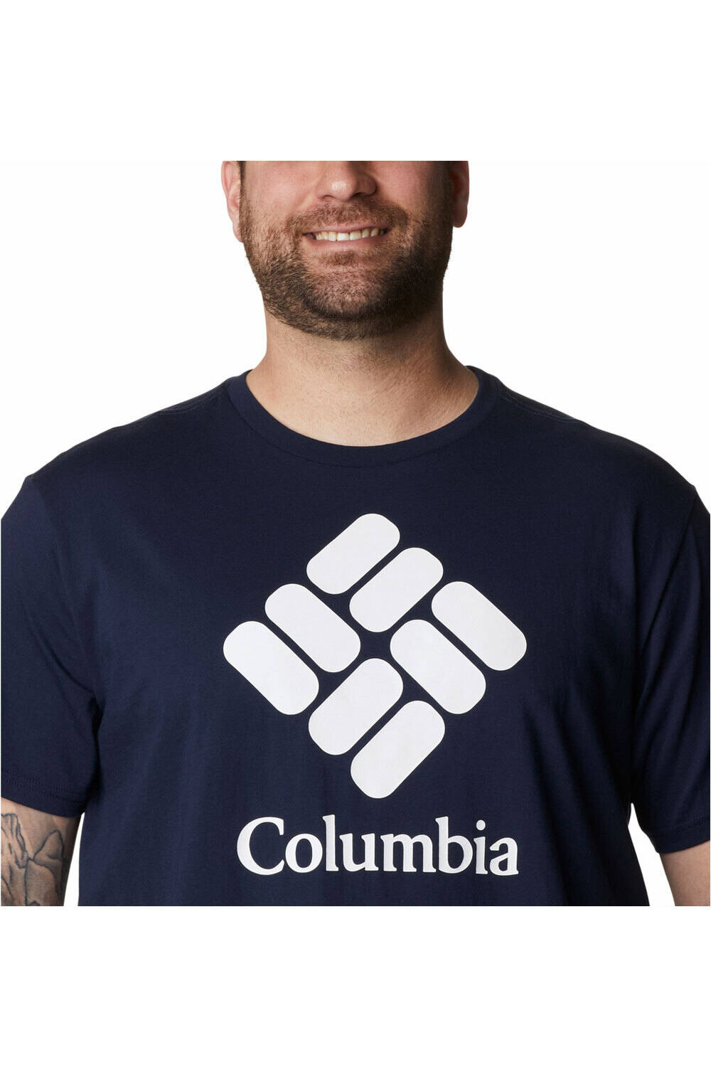 Columbia camiseta manga corta hombre Columbia CSC Basic Logo Short Sleeve vista trasera Columbia camiseta manga corta hombre Columbia CSC Basic Logo Short Sleeve vista trasera