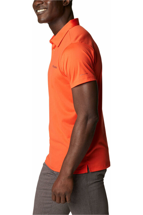 COLUMBIA TRIPLE CANYON TECH POLO naranja