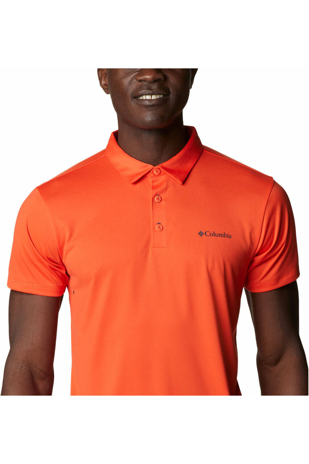 Columbia polo manga corta hombre Columbia Triple Canyon Tech Polo vista trasera Columbia polo manga corta hombre Columbia Triple Canyon Tech Polo vista trasera