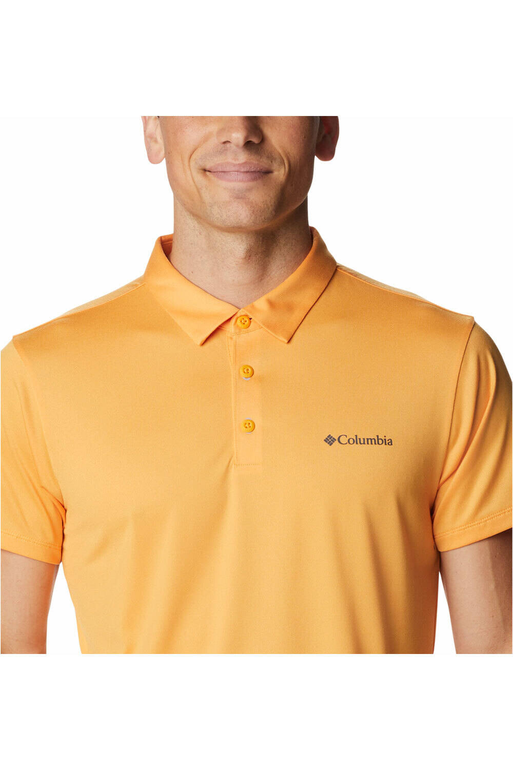 Columbia polo manga corta hombre Columbia Triple Canyon Tech Polo vista trasera Columbia polo manga corta hombre Columbia Triple Canyon Tech Polo vista trasera