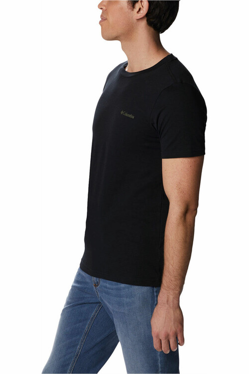COLUMBIA RAPID RIDGE BACK GRAPHIC TEE II negro