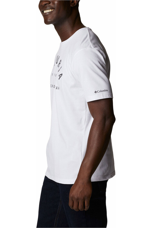COLUMBIA URBAN TRAIL GRAPHIC SHORT SLEEVE blanco