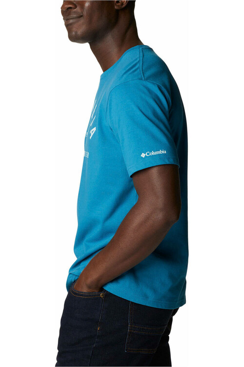 COLUMBIA URBAN TRAIL GRAPHIC SHORT SLEEVE azul
