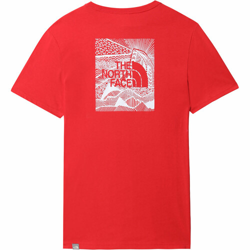 THE NORTH FACE M SS REDBOX CEL TEE rojo