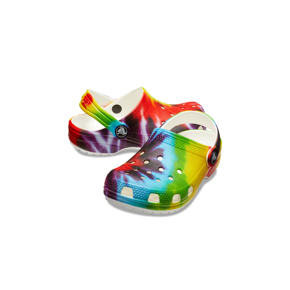 Crocs zueco niño Crocs Classic TieDye Graphic Clog K lateral interior Crocs zueco niño Crocs Classic TieDye Graphic Clog K lateral interior