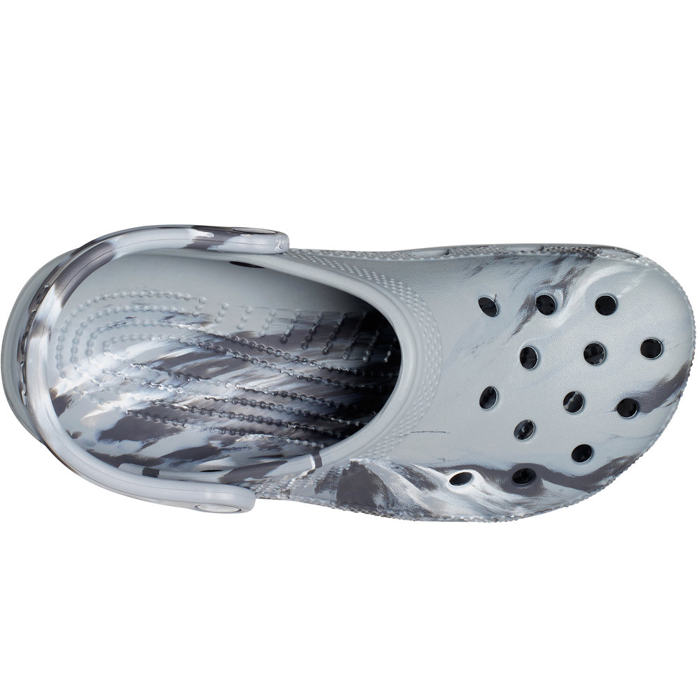 Crocs zueco hombre Crocs Classic Marbled Clog U vista trasera Crocs zueco hombre Crocs Classic Marbled Clog U vista trasera