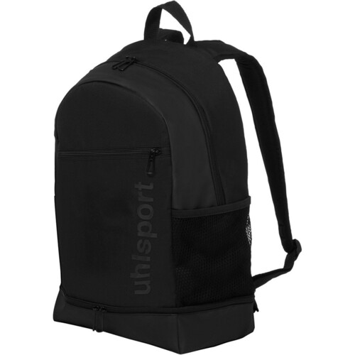 UHLSPORT ESSENTIAL BACKPACK W. BOTT. COMPARTM. negro