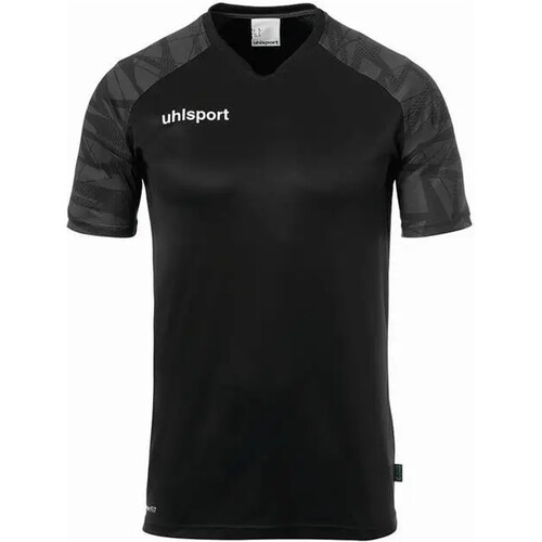 UHLSPORT GOAL 25 SHIRT SHORTSLEEVED negro