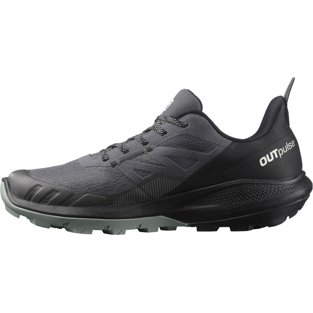 Salomon zapatilla trekking hombre Salomon OUTpulse Wide GTX lateral interior Salomon zapatilla trekking hombre Salomon OUTpulse Wide GTX lateral interior