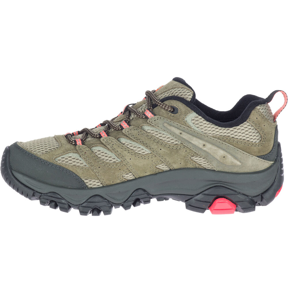 Merrell zapatilla trekking mujer MOAB 3 GORE TEX vista trasera Merrell zapatilla trekking mujer MOAB 3 GORE TEX vista trasera
