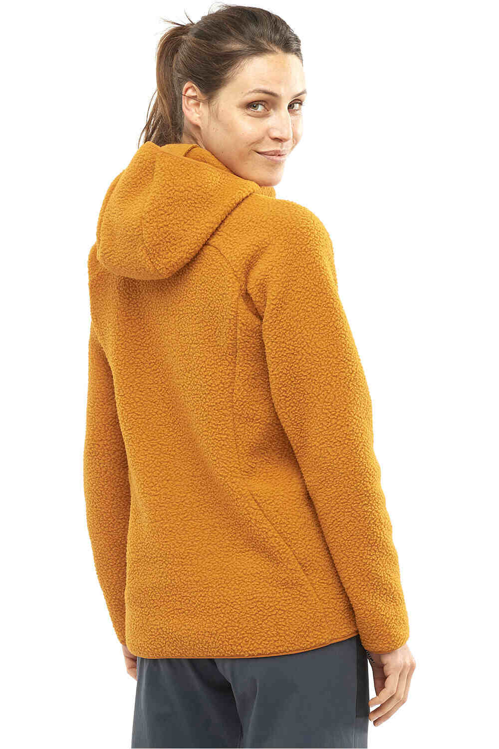 Salomon forro polar mujer Salomon OUTLINE WARM TEDDY FLEE W vista trasera Salomon forro polar mujer Salomon OUTLINE WARM TEDDY FLEE W vista trasera