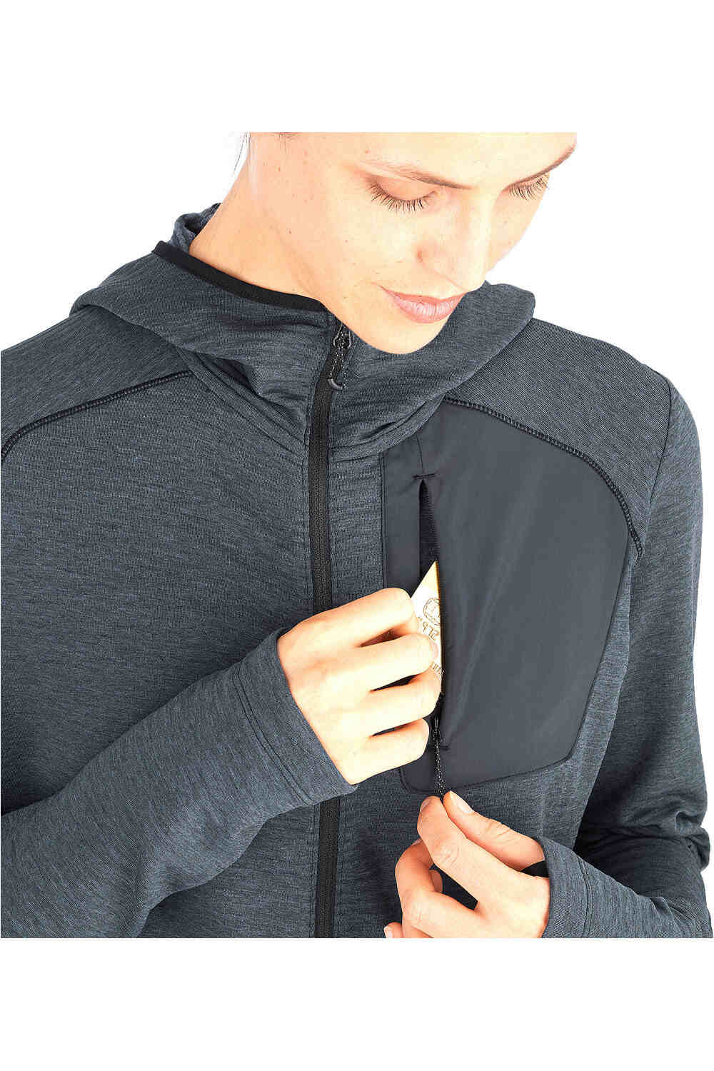 Salomon forro polar mujer Salomon SNTIAL LIGHTWARM HOODIE W 03 Salomon forro polar mujer Salomon SNTIAL LIGHTWARM HOODIE W 03