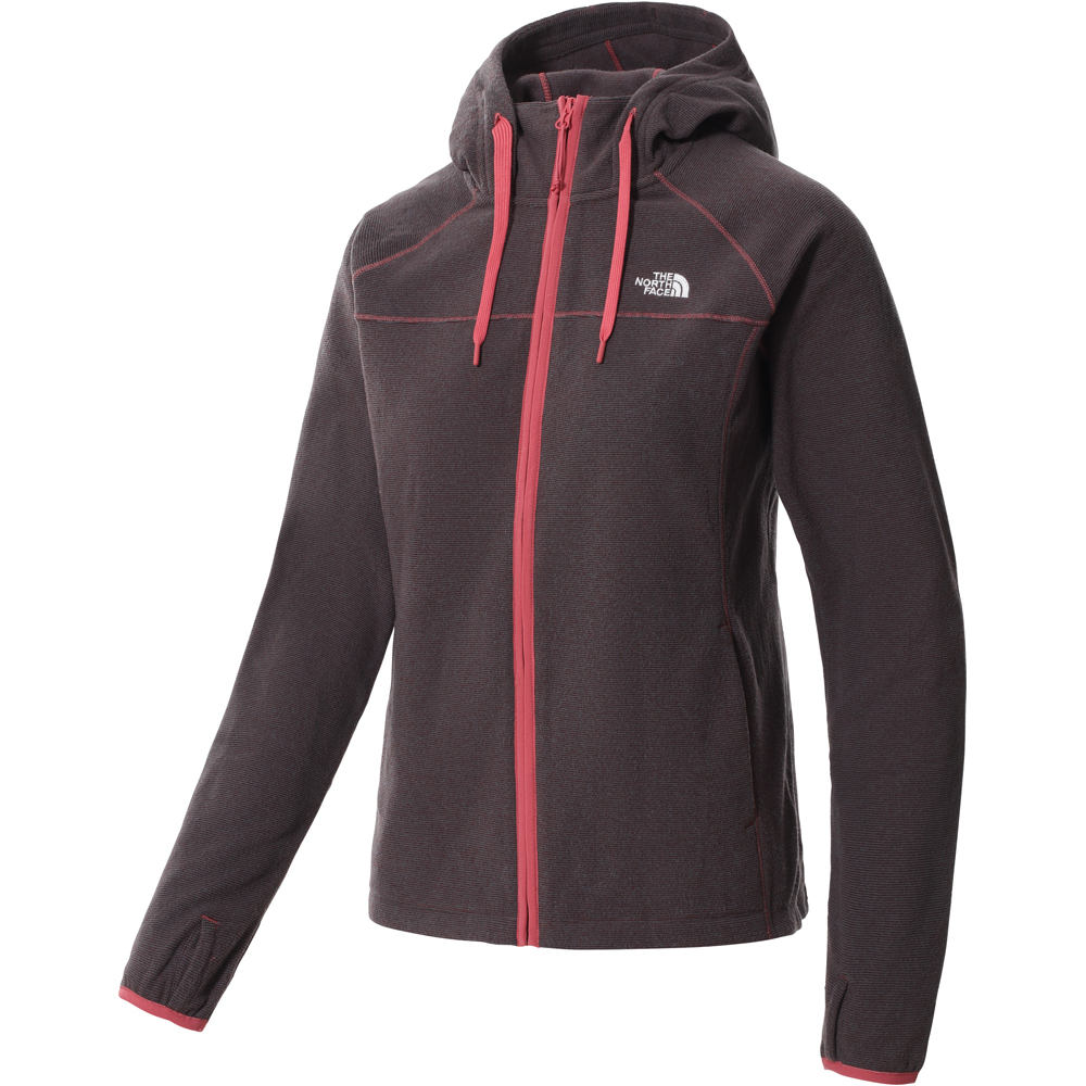 The North Face forro polar mujer The North Face W HS FLEECE FZ vista frontal The North Face forro polar mujer The North Face W HS FLEECE FZ vista frontal