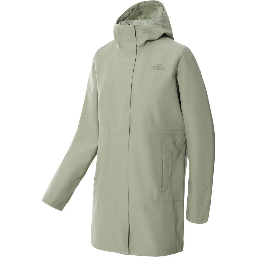 The North Face chaqueta impermeable mujer The North Face W WOODMONT PARKA vista frontal The North Face chaqueta impermeable mujer The North Face W WOODMONT PARKA vista frontal