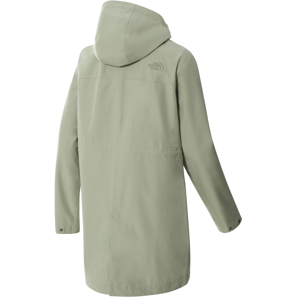 The North Face chaqueta impermeable mujer The North Face W WOODMONT PARKA vista trasera The North Face chaqueta impermeable mujer The North Face W WOODMONT PARKA vista trasera