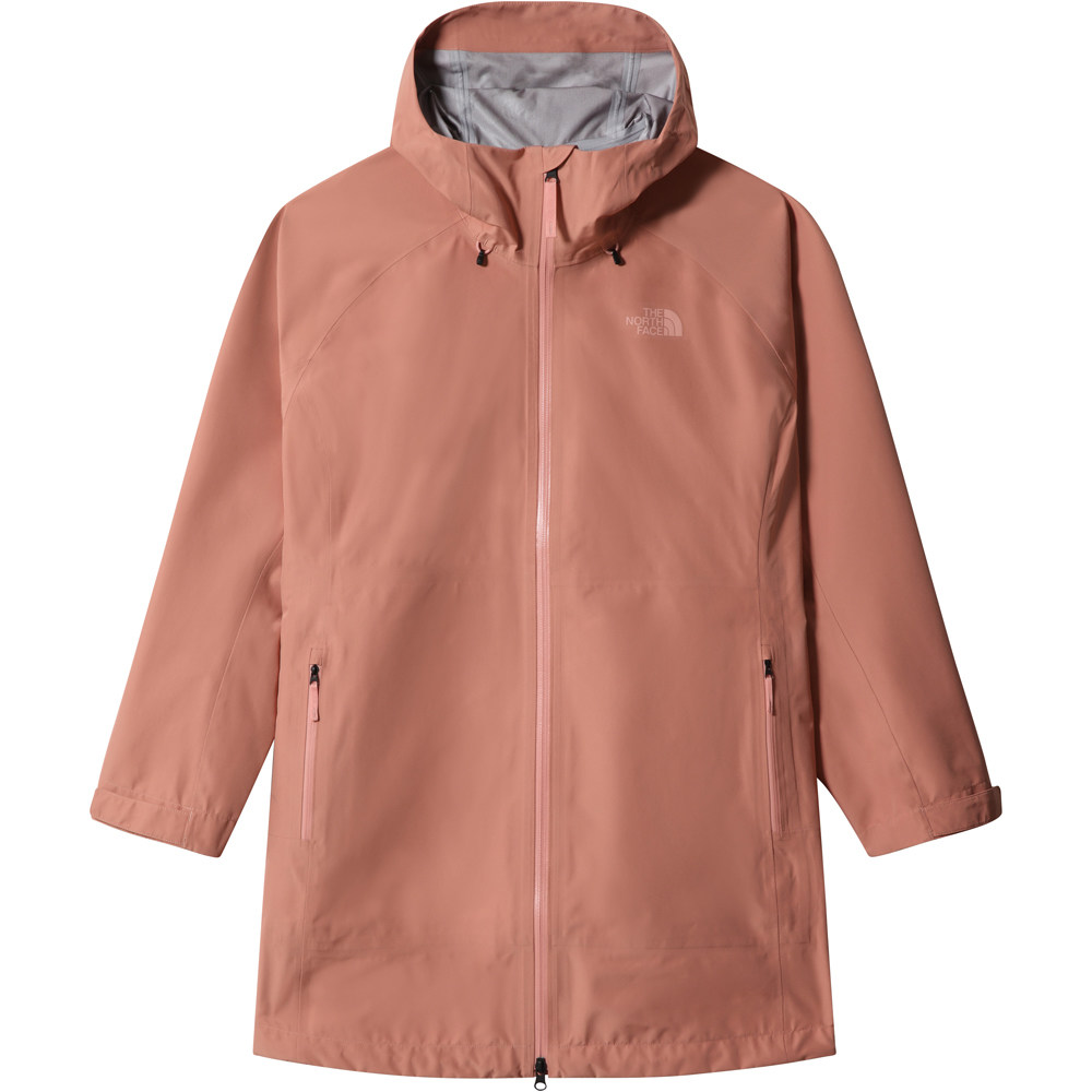 The North Face chaqueta impermeable mujer The North Face W PL DRYZZLE FL PARKA vista frontal The North Face chaqueta impermeable mujer The North Face W PL DRYZZLE FL PARKA vista frontal