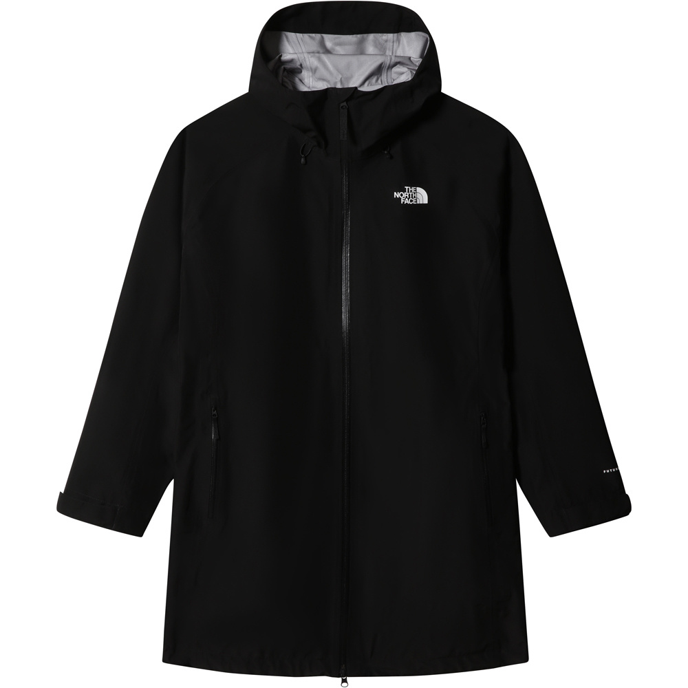 The North Face chaqueta impermeable mujer The North Face W PL DRYZZLE FL PARKA vista frontal The North Face chaqueta impermeable mujer The North Face W PL DRYZZLE FL PARKA vista frontal
