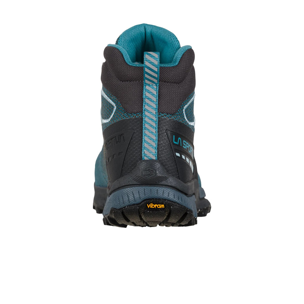 La Sportiva bota montaña cuero mujer TX Hike Mid Woman Gtx vista trasera La Sportiva bota montaña cuero mujer TX Hike Mid Woman Gtx vista trasera