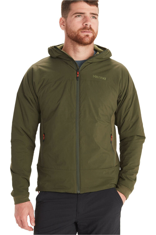 MARMOT NOVUS LT HYBRID HOODY verde
