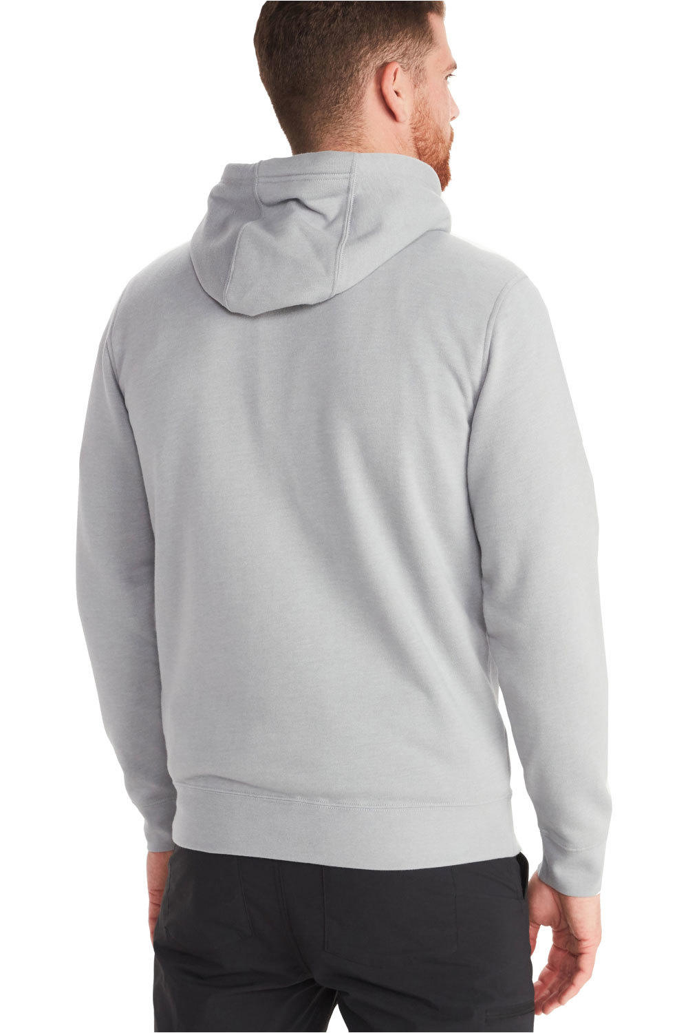 Marmot Sudaderas Montaña Hombre Marmot Marmot Full Zip Hoody GR vista trasera Marmot Sudaderas Montaña Hombre Marmot Marmot Full Zip Hoody GR vista trasera