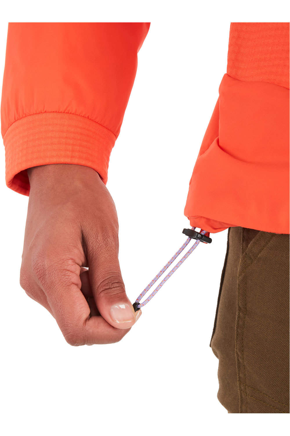 Marmot forro polar mujer Marmot Wm's Novus LT Hybrid Hoody RO vista detalle Marmot forro polar mujer Marmot Wm's Novus LT Hybrid Hoody RO vista detalle