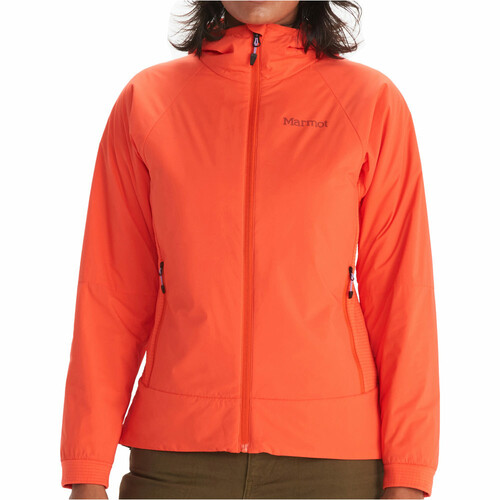 MARMOT WM'S NOVUS LT HYBRID HOODY RO rojo