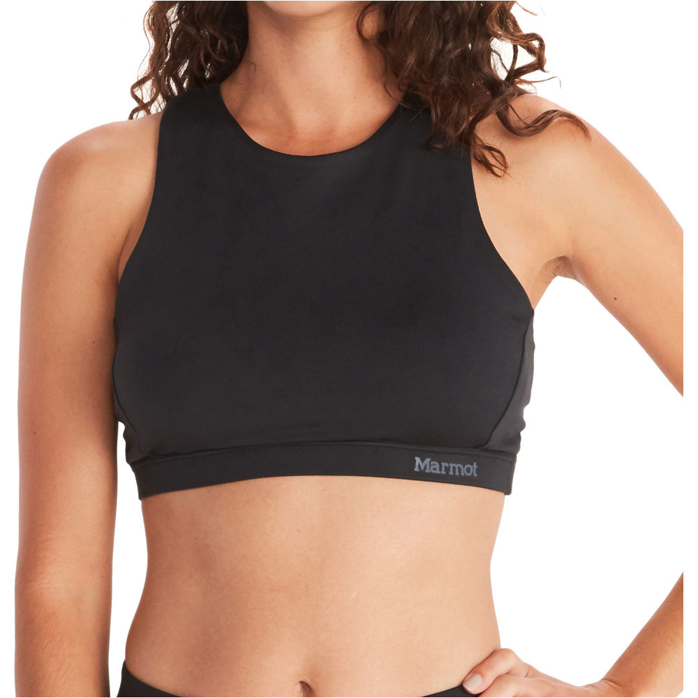 Marmot sujetador deportivo Marmot Wm's Leda Sports Bra NE vista detalle Marmot sujetador deportivo Marmot Wm's Leda Sports Bra NE vista detalle