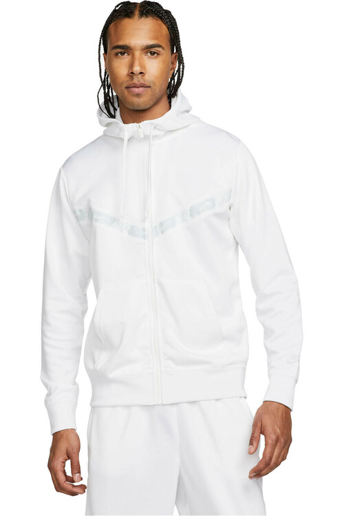 NIKE M NSW REPEAT PK FZ HOODIE blanco