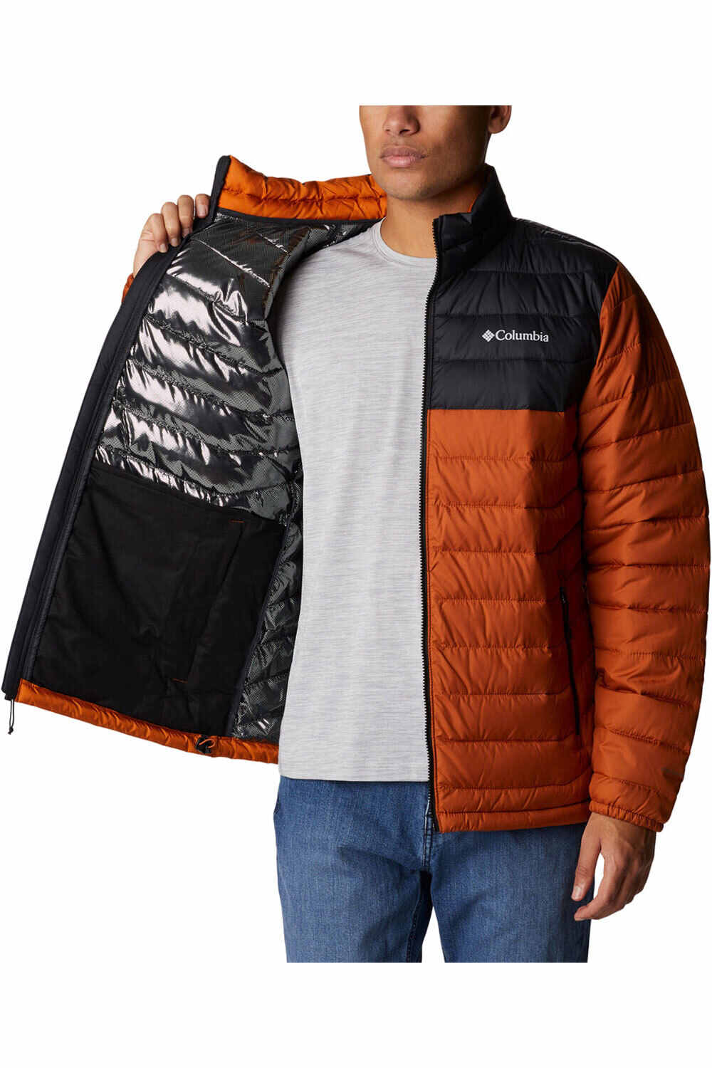 Columbia chaqueta outdoor hombre Columbia Powder Lite Jacket vista detalle Columbia chaqueta outdoor hombre Columbia Powder Lite Jacket vista detalle