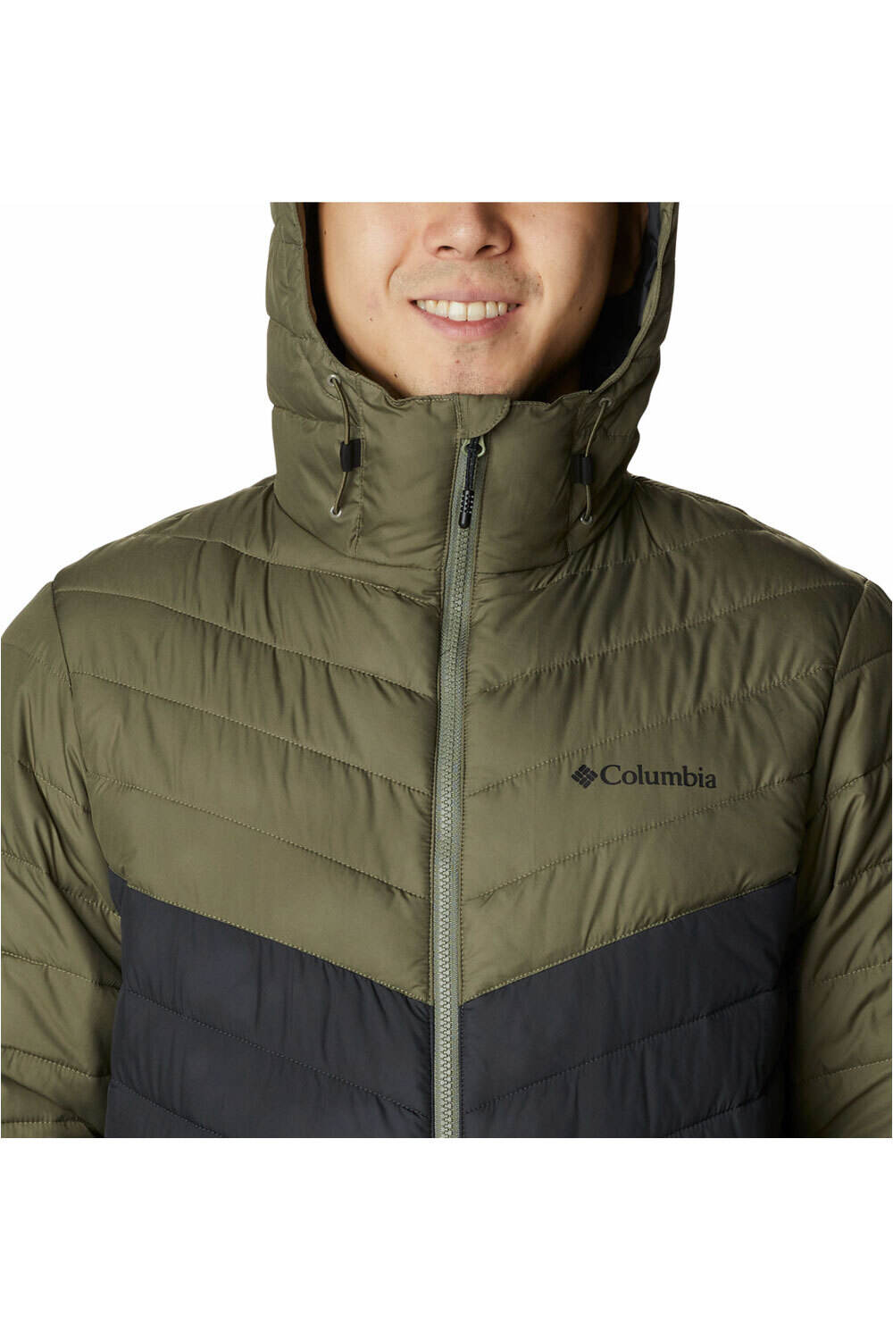 Columbia chaqueta outdoor hombre EDDIE GORGE HOODED JACKET vista trasera Columbia chaqueta outdoor hombre EDDIE GORGE HOODED JACKET vista trasera