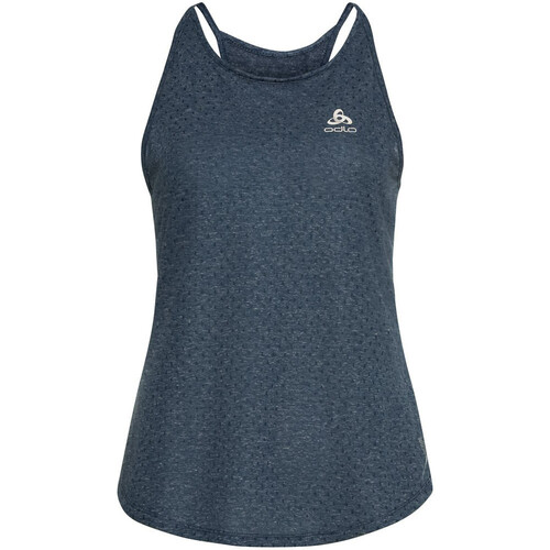ODLO TANK CREW NECK RUN EASY LINENCOOL azul