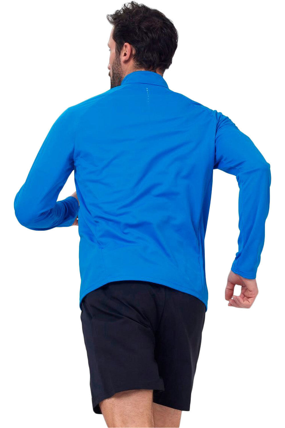 Odlo camiseta técnica manga larga hombre Odlo Mid layer ESSENTIAL 1/2 ZIP vista trasera Odlo camiseta técnica manga larga hombre Odlo Mid layer ESSENTIAL 1/2 ZIP vista trasera
