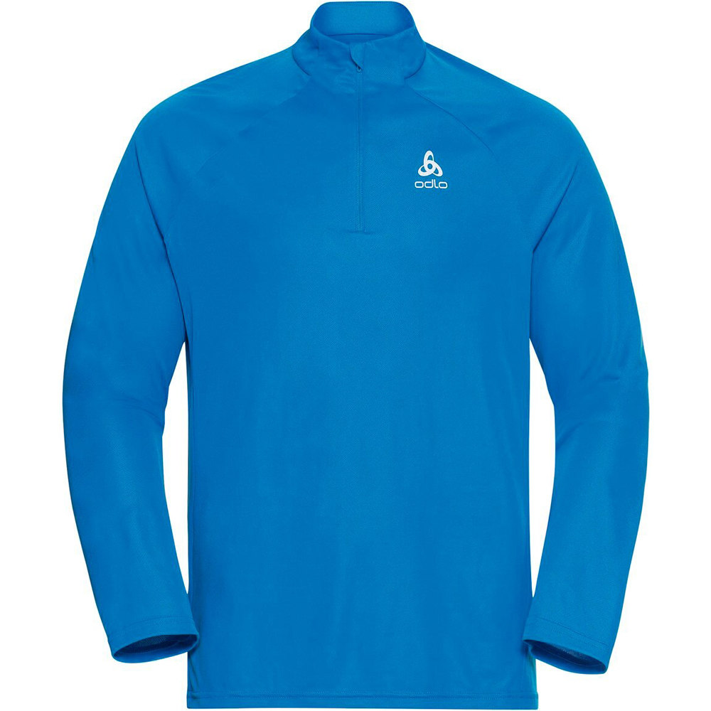 Odlo camiseta técnica manga larga hombre Odlo Mid layer ESSENTIAL 1/2 ZIP vista detalle Odlo camiseta técnica manga larga hombre Odlo Mid layer ESSENTIAL 1/2 ZIP vista detalle