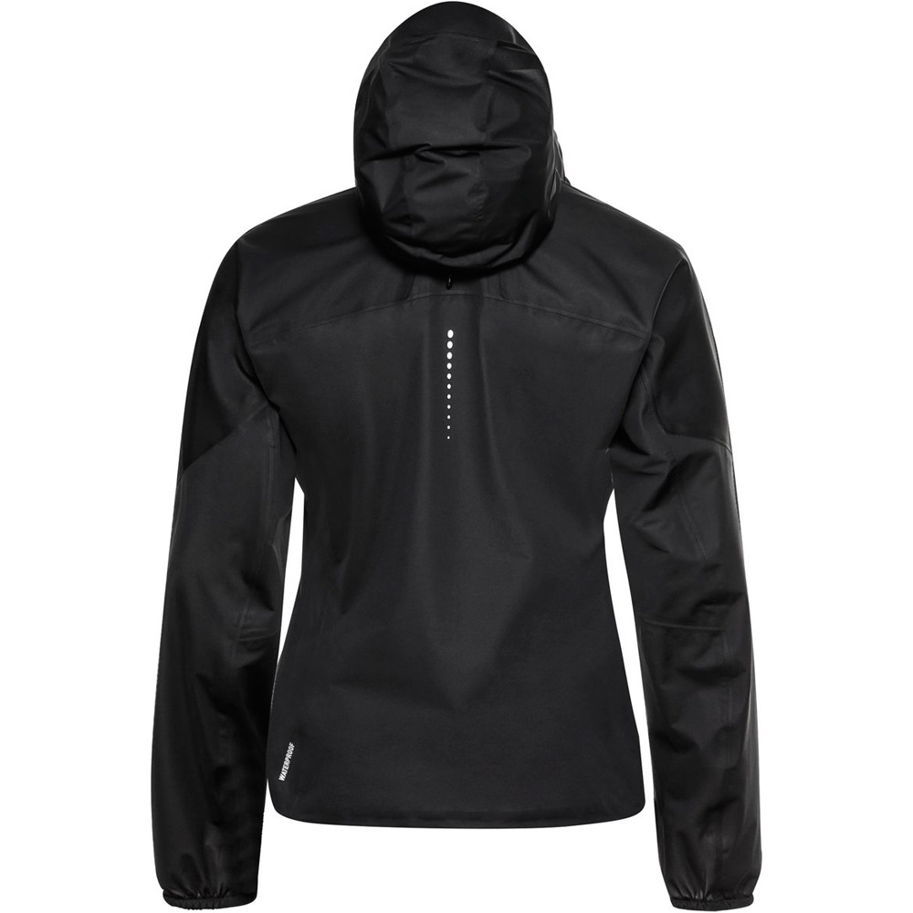 Odlo CHAQUETA RUNNING MUJER Odlo Jacket ZEROWEIGHT WATERPROOF vista trasera Odlo CHAQUETA RUNNING MUJER Odlo Jacket ZEROWEIGHT WATERPROOF vista trasera