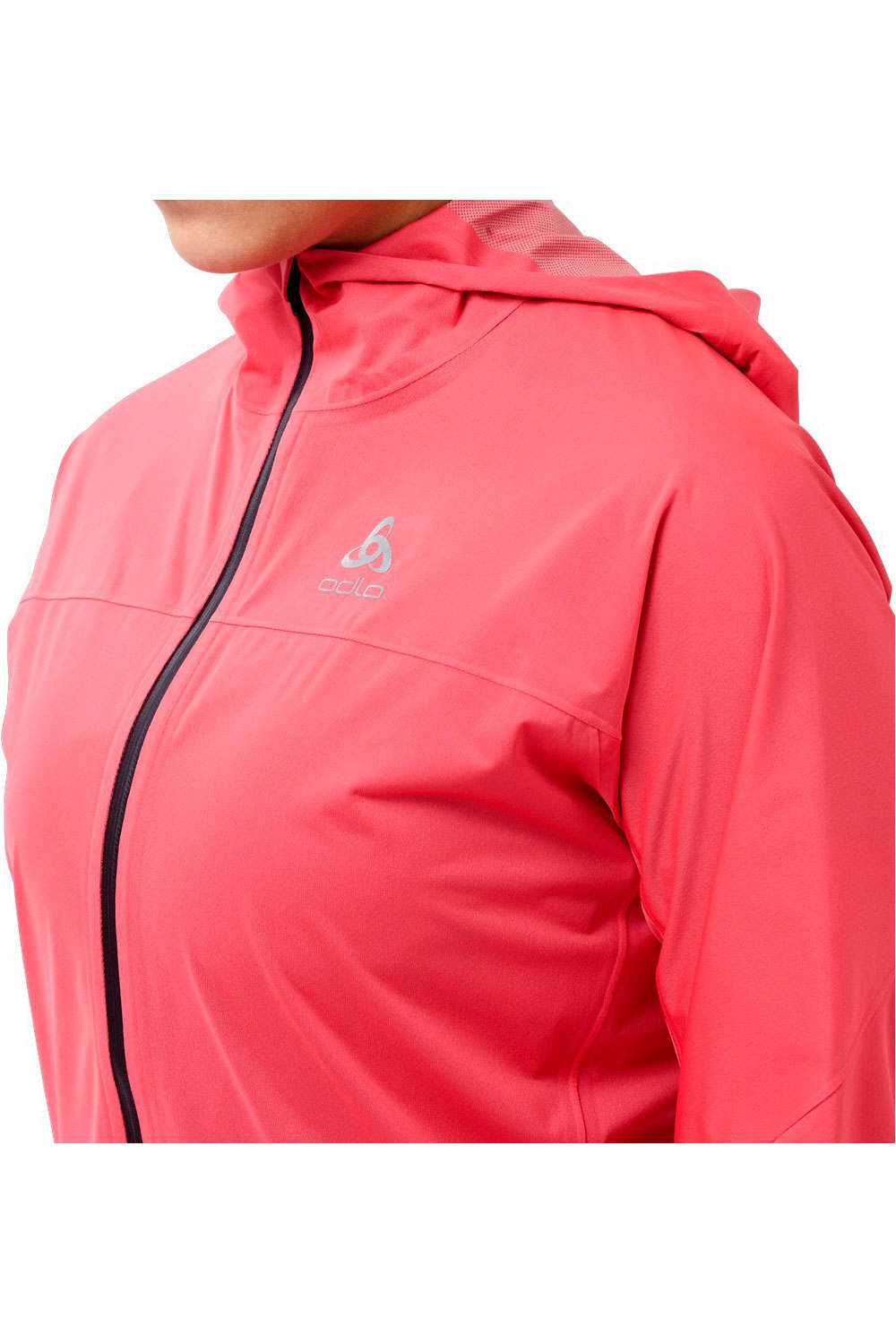 Odlo CHAQUETA RUNNING MUJER Odlo Jacket ZEROWEIGHT WATERPROOF vista detalle Odlo CHAQUETA RUNNING MUJER Odlo Jacket ZEROWEIGHT WATERPROOF vista detalle