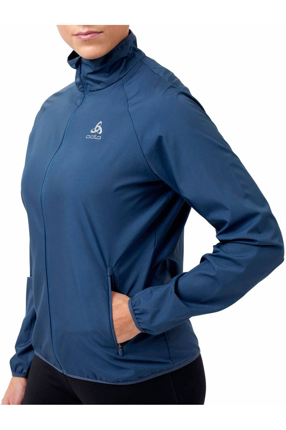 Odlo CHAQUETA RUNNING MUJER Odlo Jacket ESSENTIAL LIGHT vista detalle Odlo CHAQUETA RUNNING MUJER Odlo Jacket ESSENTIAL LIGHT vista detalle