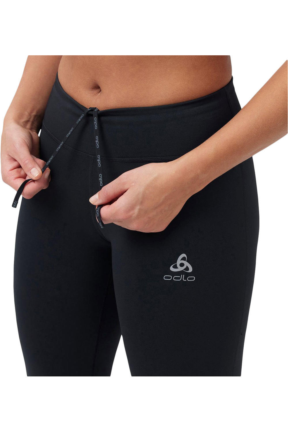 Odlo malla larga running mujer Odlo Tights ZEROWEIGHT vista detalle Odlo malla larga running mujer Odlo Tights ZEROWEIGHT vista detalle